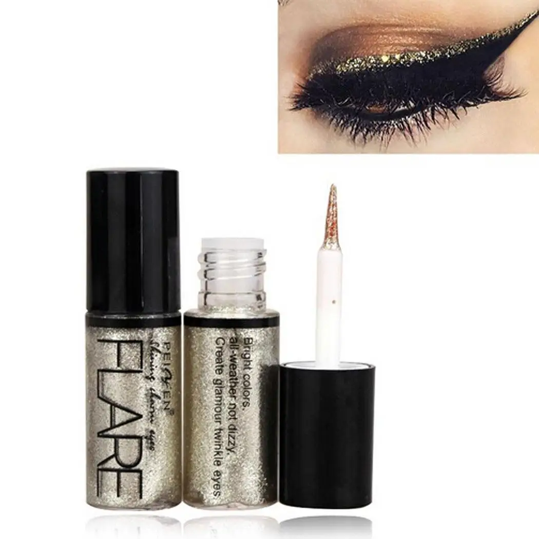 Unisex Casual Liquid Eyeliner Shimmer Makeups Eye Beauty Cosmetic Long Lasting Bright Color 5g 1pcs |