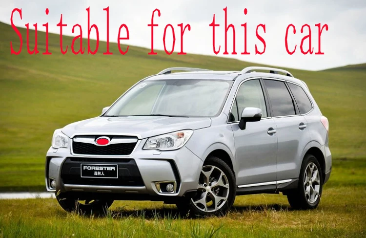 Для Subaru Forester 4 поколения SJ 2012 2018 алюминий + холщовая задняя защитная крышка для