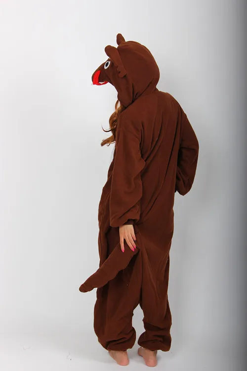 Одна деталь большая Baddest волк взрослых Onesie для женщин мужчин унисекс пижама в