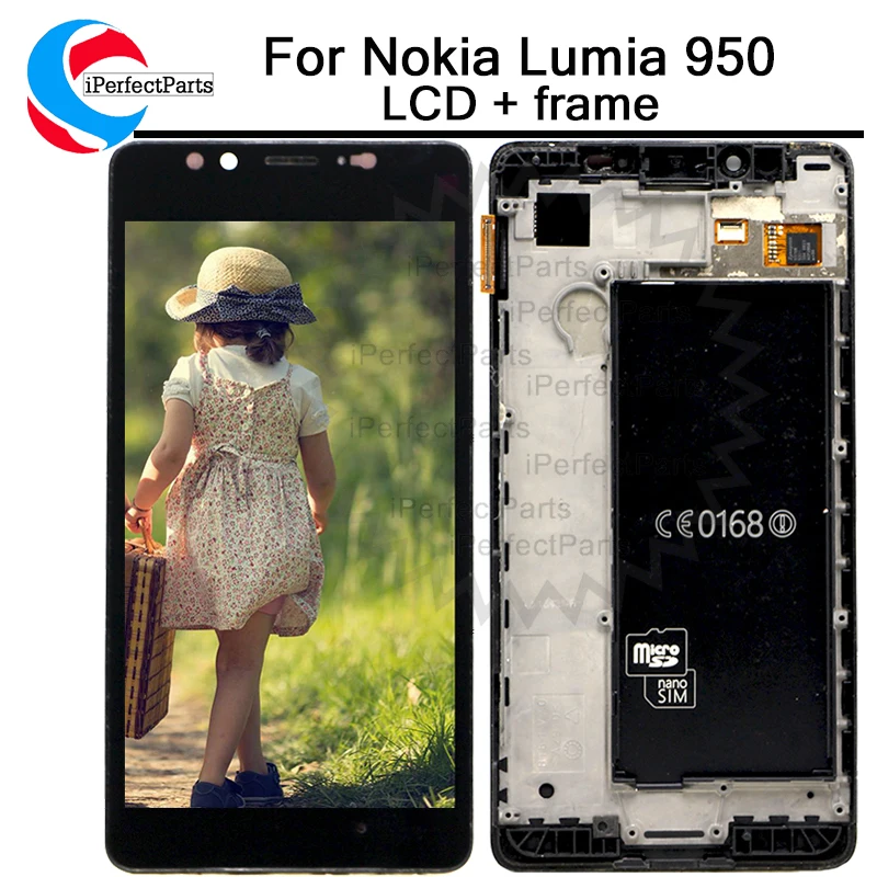 Для 5 2 &quotMicrosoft Nokia Lumia 950 RM 1104 1118 LCD дисплей сенсорный экран дигитайзер в сборе +