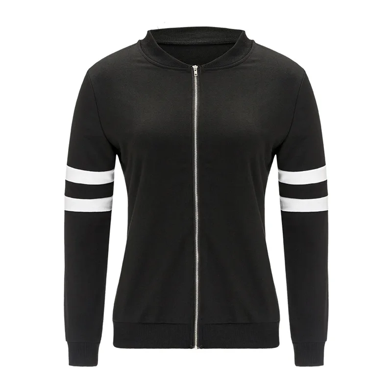 Женская Базовая куртка белая на молнии|women bomber|jacket coatjacket coat ladies |