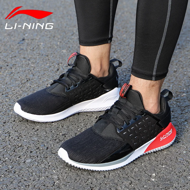 Li-Ning мужские цветные кроссовки для бега светильник легкая дышащая подкладка