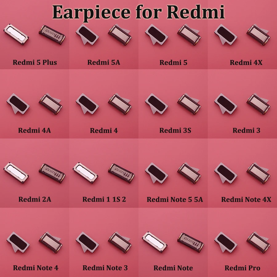 Динамик для Xiaomi Redmi 1 2 3 4 5 Plus 5A 4X 4A 3S 2A Note pro 1s|Соединители| |