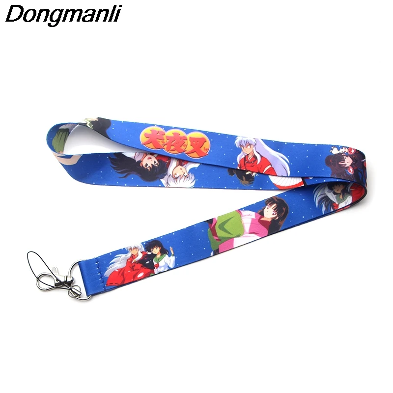 P3671 Dongmanli аниме брелок для ключей Inuyasha Lanyards Id значок держатель ID карта Пропуск