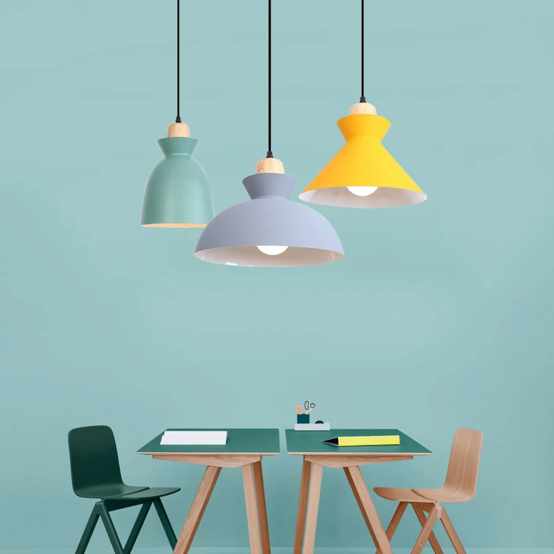 Современный домик скандинавский подвесной светильник LED E27 Европейский арт-деко