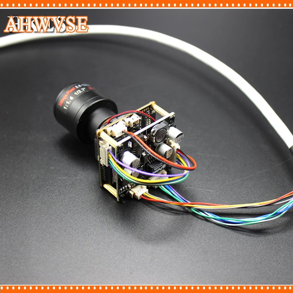 AHWVSE POE IP модуль камеры плата PCB с 2 8 12 мм объективом 1080P IRCUT LAN кабель ONVIF мобильный