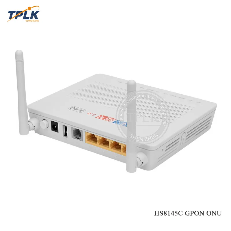 Б/у HS8145C GPON EPON ONU ONT с 1GE + 3FE 1TEL wifi 2 4G Carrier|Оптоволоконное оборудование| |