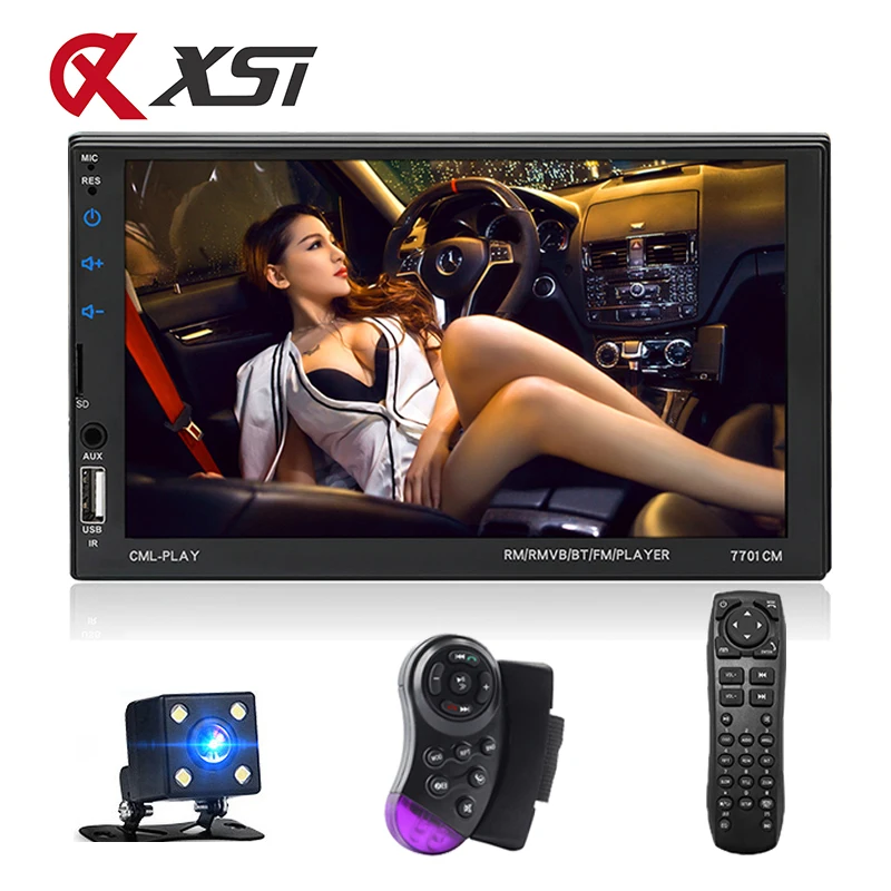 XST 2 Din автомобильное радио Bluetooth 2din автомобильный мультимедийный плеер 7 HD