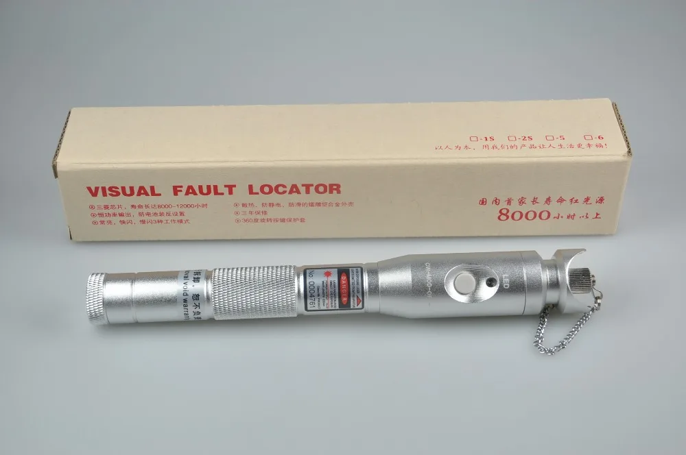 Тип ручки 20 км волоконно оптический свет красный источник VFL визуальный локатор