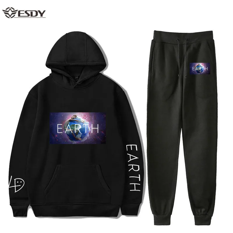 

Tracksuit Men Set 2019 New Men's Set Casual Suits Sportswear Mens Clothing Man Two Pieces Fashion Print Sets Male Sweatshirt