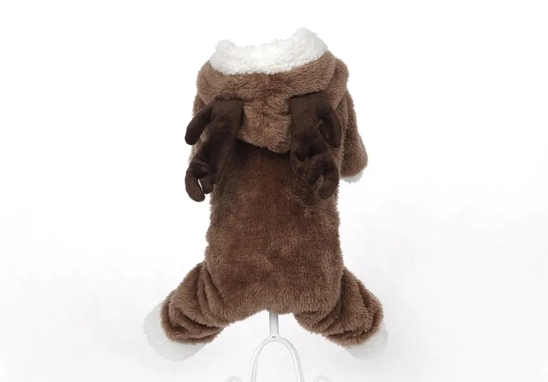 Gomaomi Pet Puppy Одежда для собак рождественский костюм северного оленя износоустойчивая одежда куртка с капюшоном