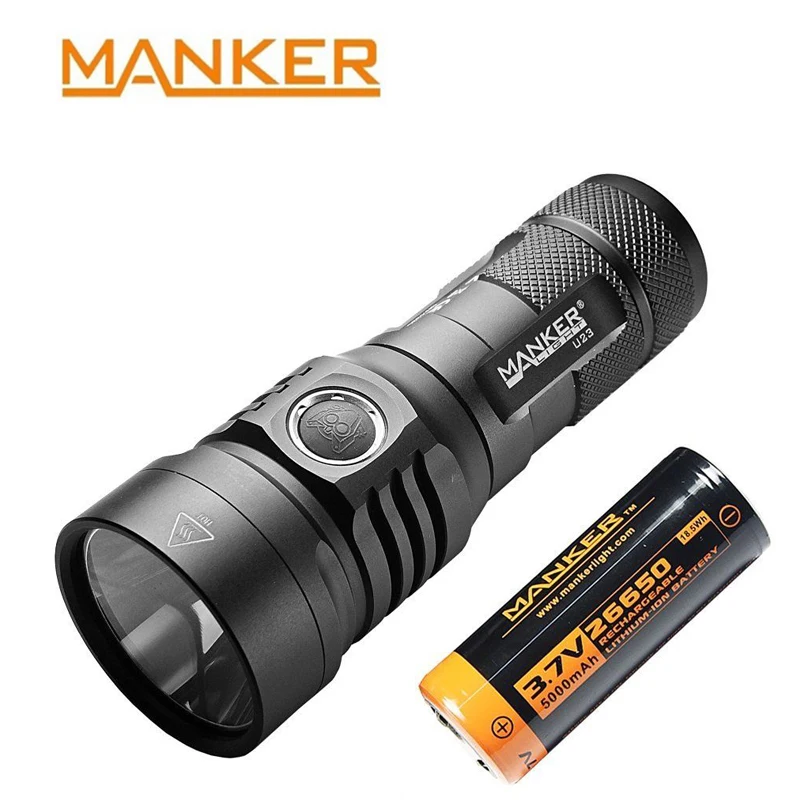 Manker U23 2000 люменов XHP 35 HD светодиодный фонарик Type C USB W 5000mAh перезаряжаемый 26650