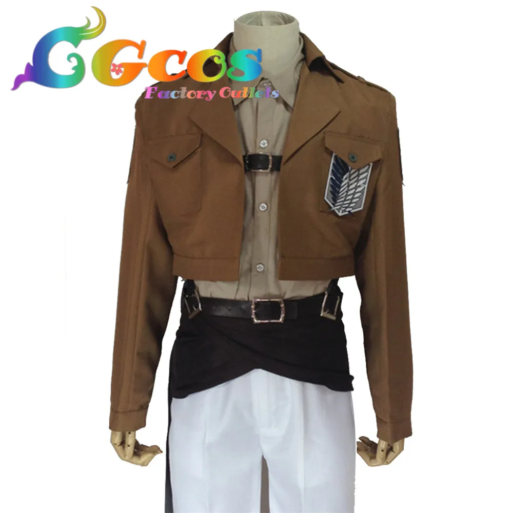 CGCOS Бесплатная доставка Косплей Костюм атака на Титанов Shingeki no Kyojin Survey Corps Sasha Blaus