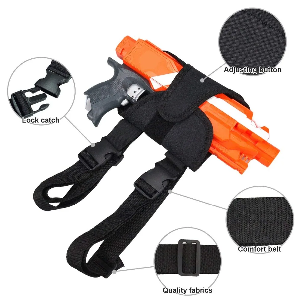 Детская тактическая поясная сумка и 2 ручных браслета для Nerf Gun аксессуары