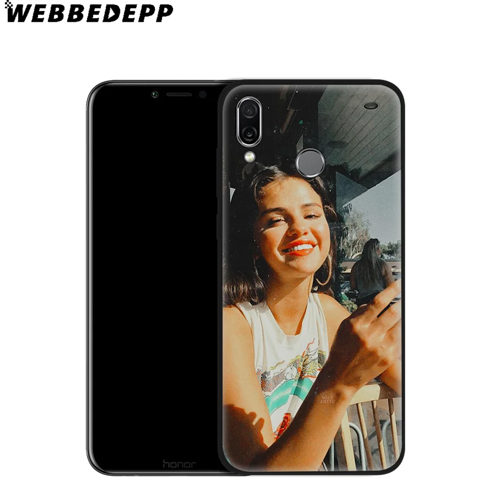WEBBEDEPP Selena Gomez Soft Case for Huawei P8 P9 P10 P20 P30 Lite Pro P Smart Z Plus 2019 Y6 Prime 2018 2017 Mini |