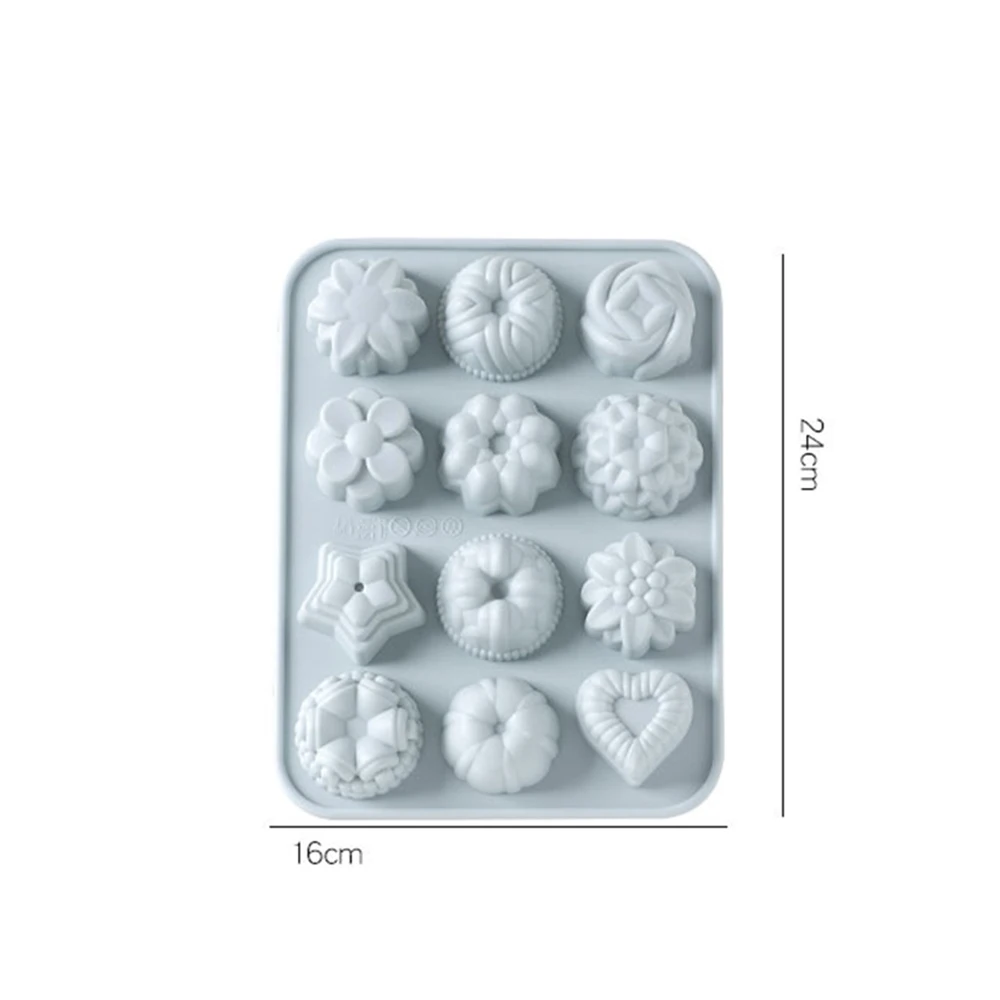 Форма цветка травы Mooncake плесень Кондитерская форма Бытовая Кухня DIY печенье для