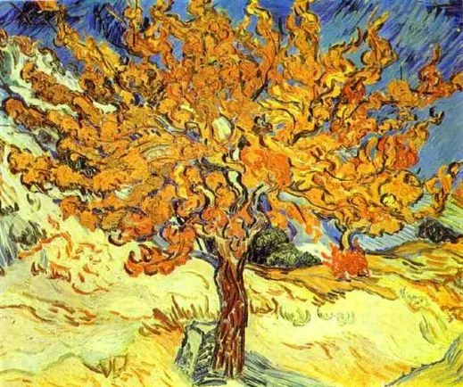 

Needlework,embroidery,DIY 14CT Unprinted Cross stitch,van gogh mulberry tree counted Cross-Stitching home decor crafts