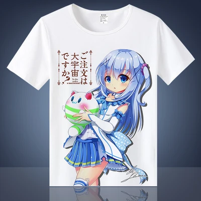 Футболка для косплея нового дизайна ка гочумон ва Usagi футболка по аниме Desuka cafuu chino