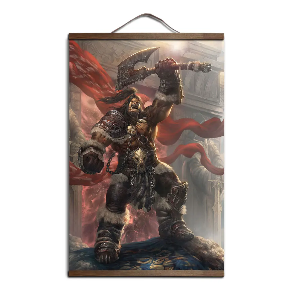 2 Плакат World of Warcrafts Lich King декоративная живопись Sylvanas Windrunner для HD твердой древесины висячий Свиток Плакат без рамки - Цвет: 2