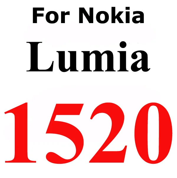 For Lumia 1520 GerTong закаленное Стекло чехол с подставкой и отделениями для карт для Nokia Lumia 530 532 535 540 550 630 640 XL 650 730 820 830 920 950 1020 1320 1520 крышка защитная пленка - Цвет: For Lumia 1520