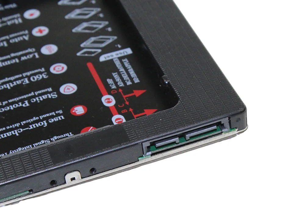 Горячая Распродажа жесткий диск 1ТБ 2nd HDD Caddy SATA к 2 5 &quotчехол для SSD ноутбука ODD DVD/CD