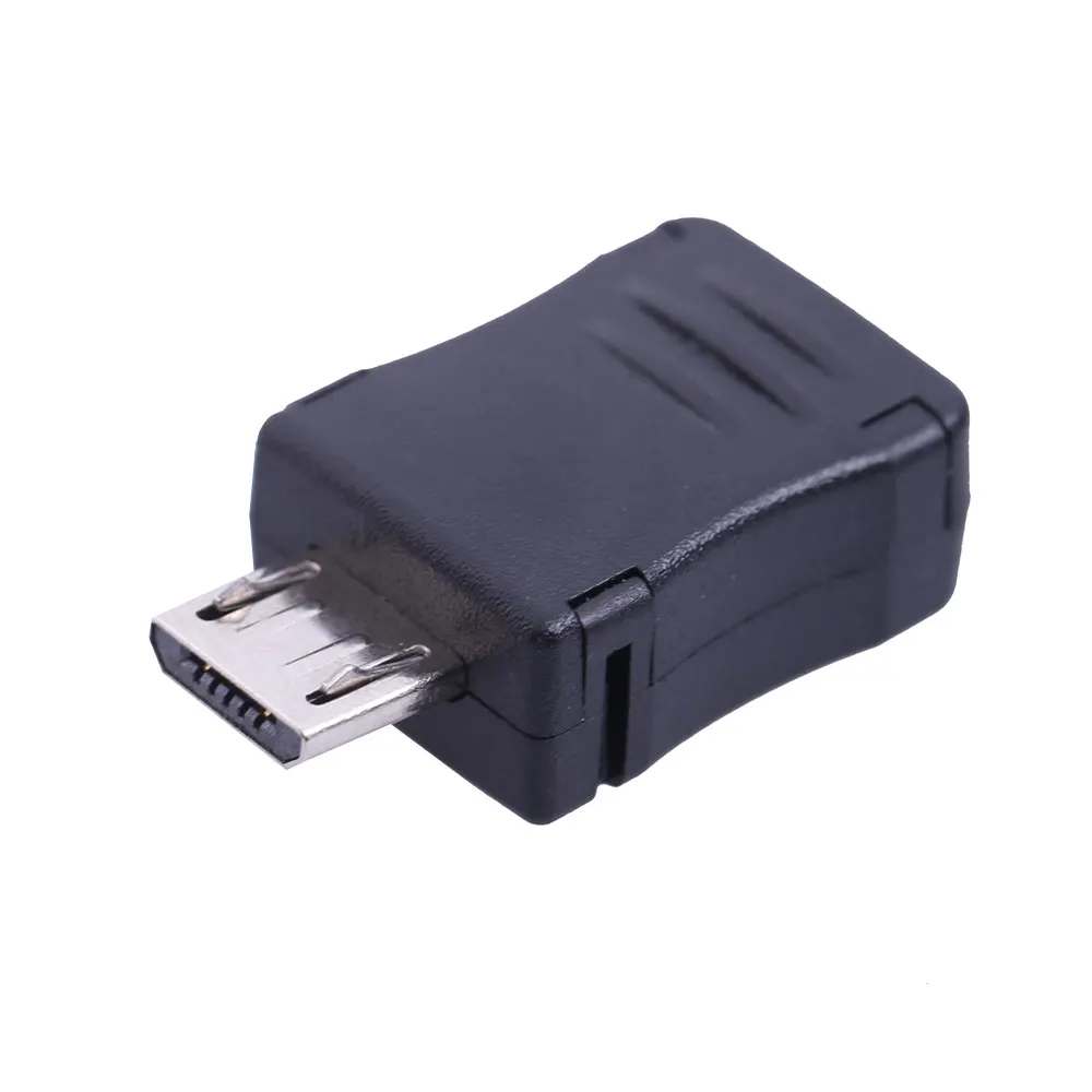 Лидер продаж 2019 50 шт./компл. Micro USB 5 Pin T порт штекер разъем пластиковый чехол DIY для
