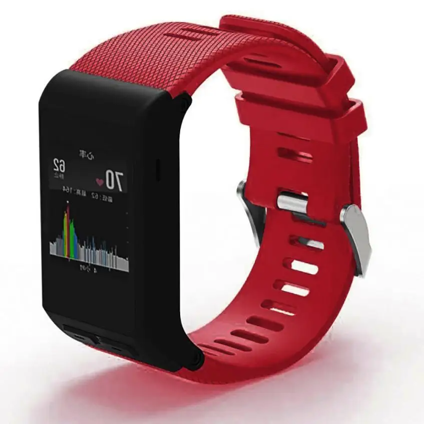 Мягкий силиконовый сменный спортивный браслет для смарт-часов Garmin vivoactive HR