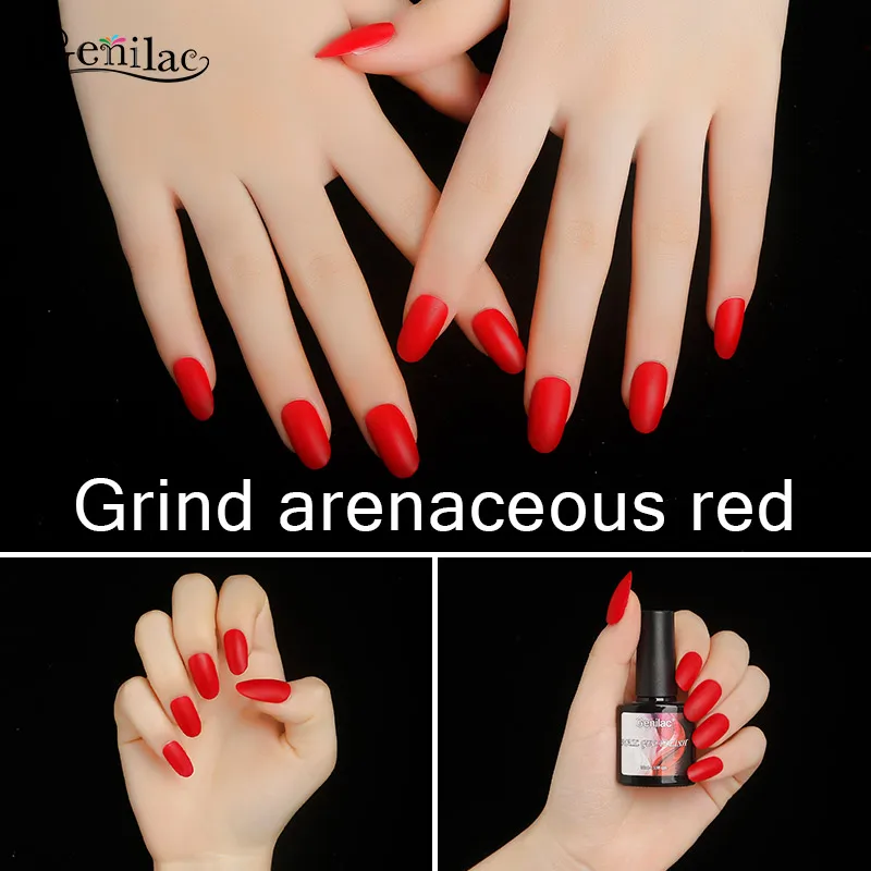 Genilac 10ml1pcs Гели для ногтей Польский Мэтт Лаки УФ Soak Off длительный живопись Гель-лак