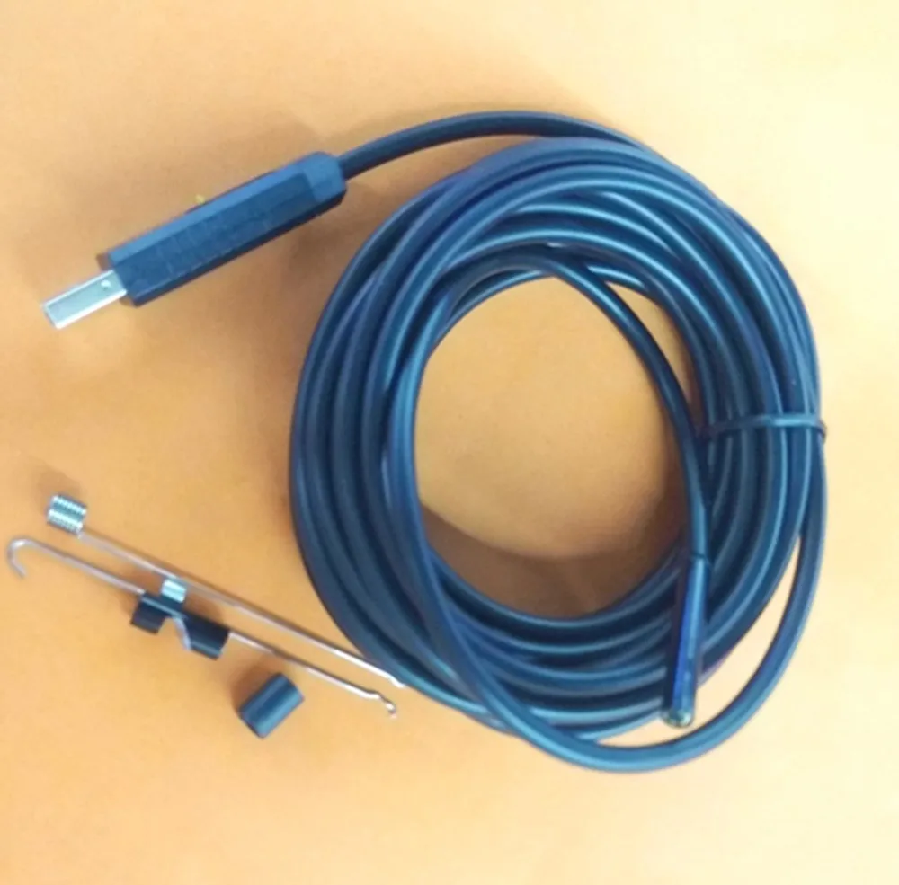 Водонепроницаемая камера-эндоскоп USB 2 м/5 м 7 мм IP66 CMOS бороскоп | Безопасность и