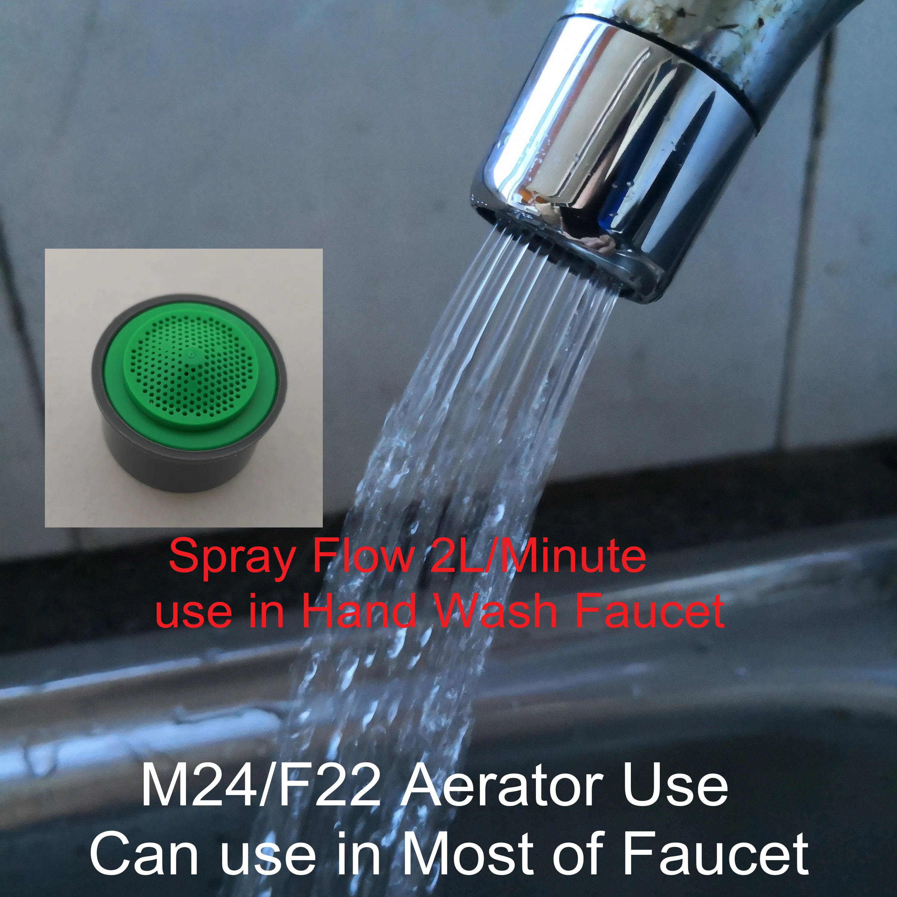 Free Shipping-Water Saving Aerator Core Set(TP-A06)-M24/F22 Use-30%-70% Money | Обустройство дома