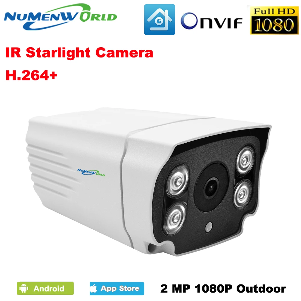 Умная инфракрасная камера NuMenworld 1080 P с поддержкой встроенной tf карты P2P ONVIF h.264 +|p2p