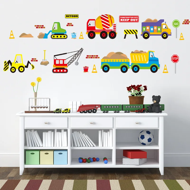 Фото % Cartoon Vehicle Traffic Cars Buses Wall Stickers Kids Room Living Kindergarten Baby Nursery Home Decoration Waterproof Дом и сад % Cartoon Vehicle Traffic Cars Buses Wall Stickers Kids Room Living Kindergarten Baby Nursery Home Decoration Waterproof Дом и сад