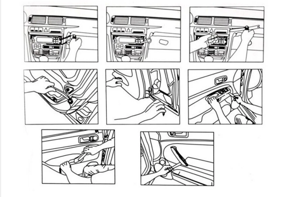Инструмент для снятия двери аудио автомобиля Kia Rio K2 Buick Citroen C4 C5 C3 xsara picasso berlingo