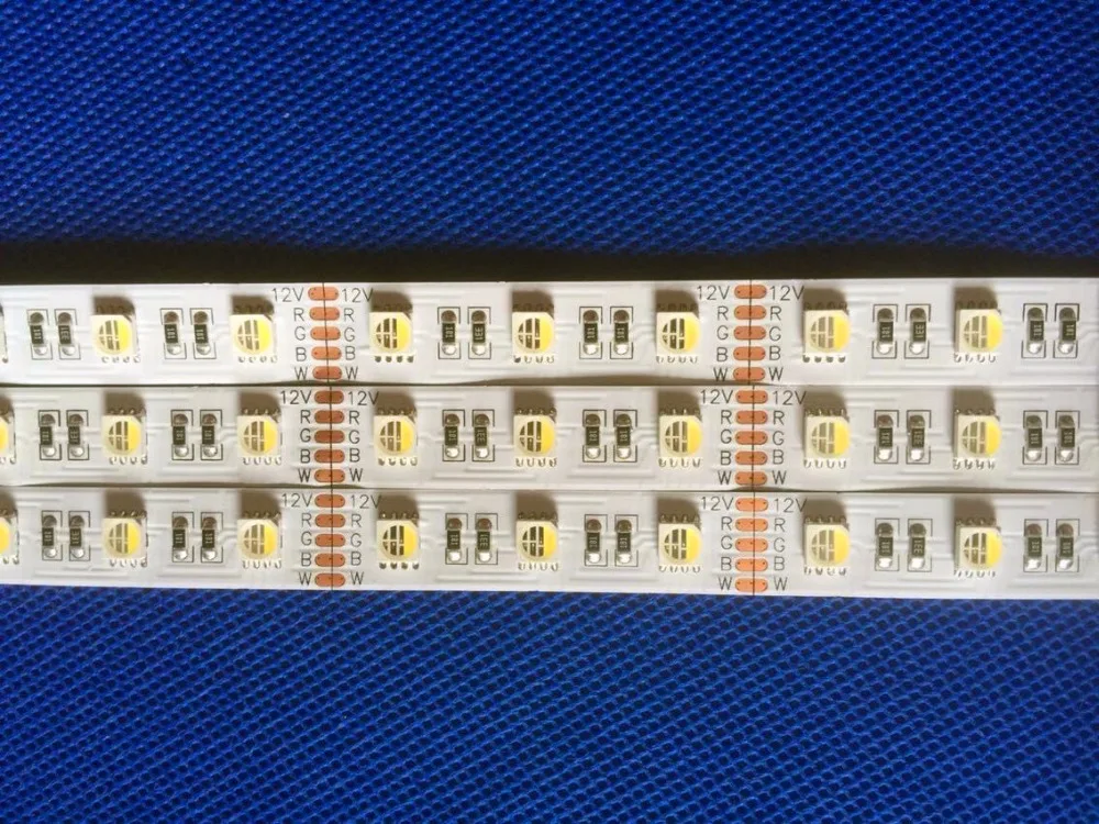Новая Светодиодная лента 5050 SMD 4 в 1 RGBW (теплый белый) вход DC12V 5 м длину не