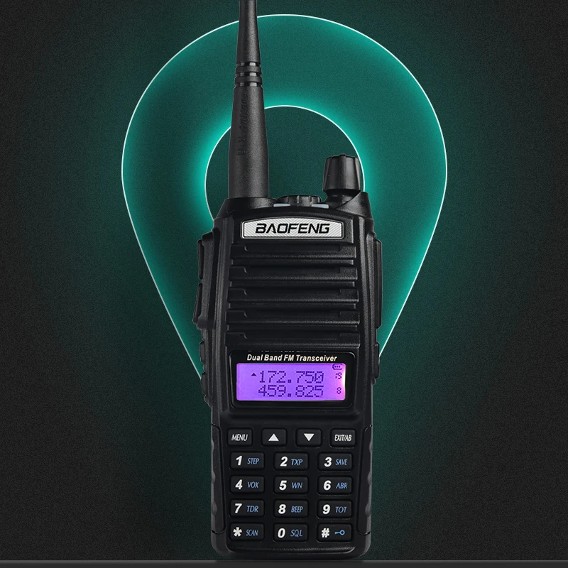 Рация BaoFeng UV-82 Двухдиапазонная 136-174/400-520 MHz FM Ham двухстороннее радио, приемопередатчик, рация