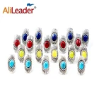 Alileader 10 шт.лот скандинавские Викинги синие красные желтые руны бусины для бороды волосы Паракорд подвески и браслеты DIY