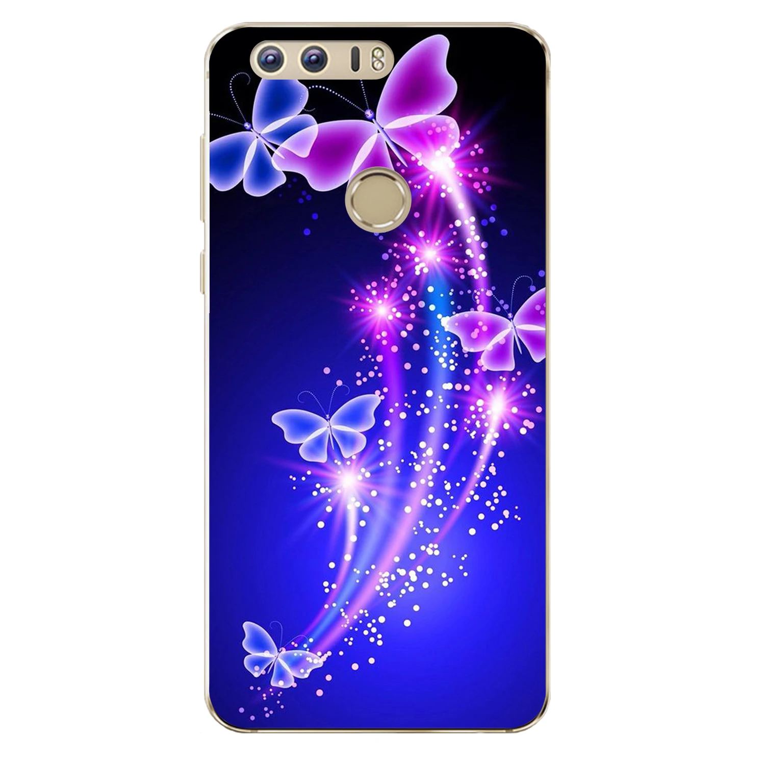 BigCases для Huawei Honor 8 чехол 5 2 &quot мягкий ТПУ силикон милый цвет блестящий
