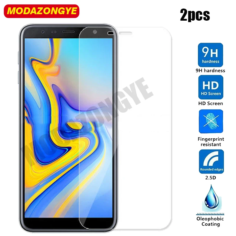 2 шт закаленное стекло для Samsung Galaxy J6 Plus Защитная пленка экрана J610F J610 SM стеклянная