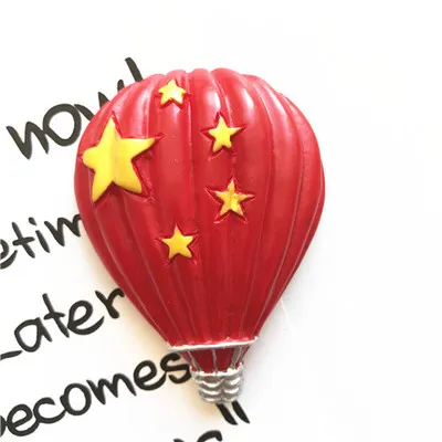 China Национальный воздушный шар холодильник магнит стикер магнит украшение на холодильник туристический сувенир - Цвет: China