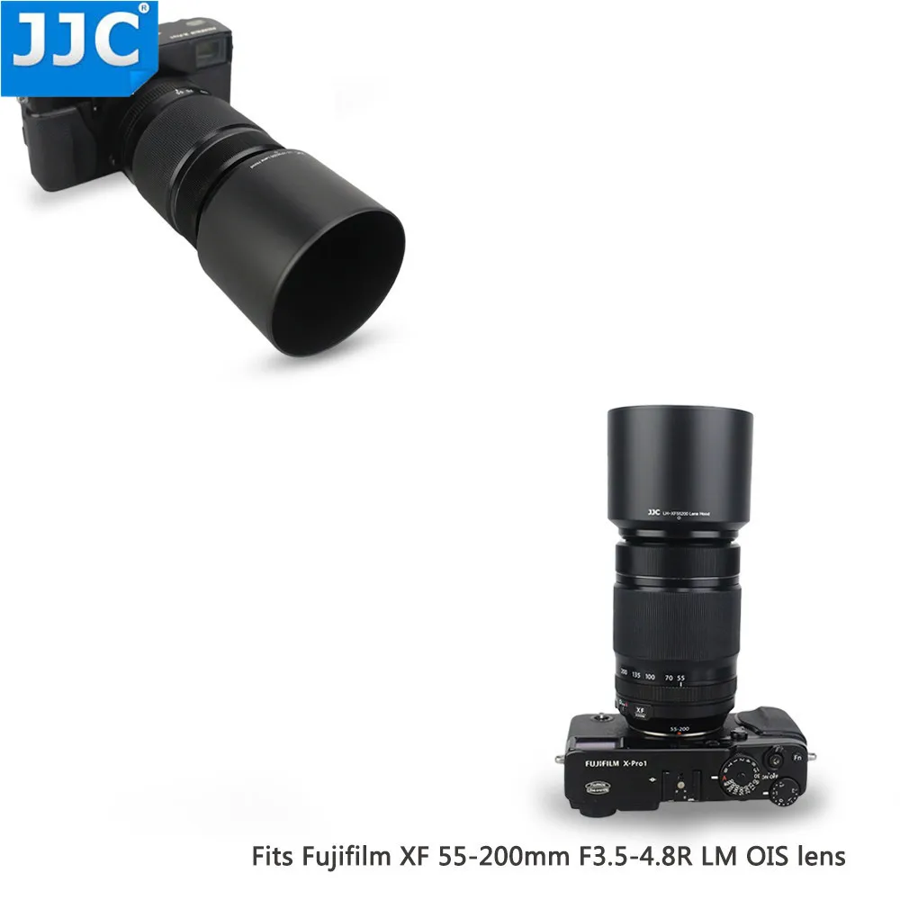 JJC бленда объектива камеры для FUJIFILM XF 55 200 мм F3.5 4.8R LM OIS объектив заменяет мм|Бленды|