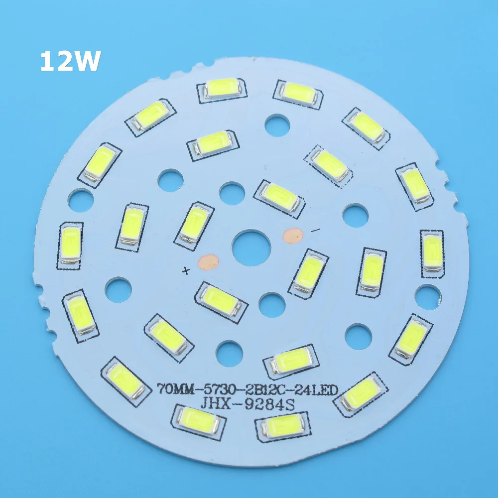 10 шт. SMD5730 светодиодный PCB 21 Вт 24 30 36 85 мм 110 112 8 120 белый/натуральный белый/теплый