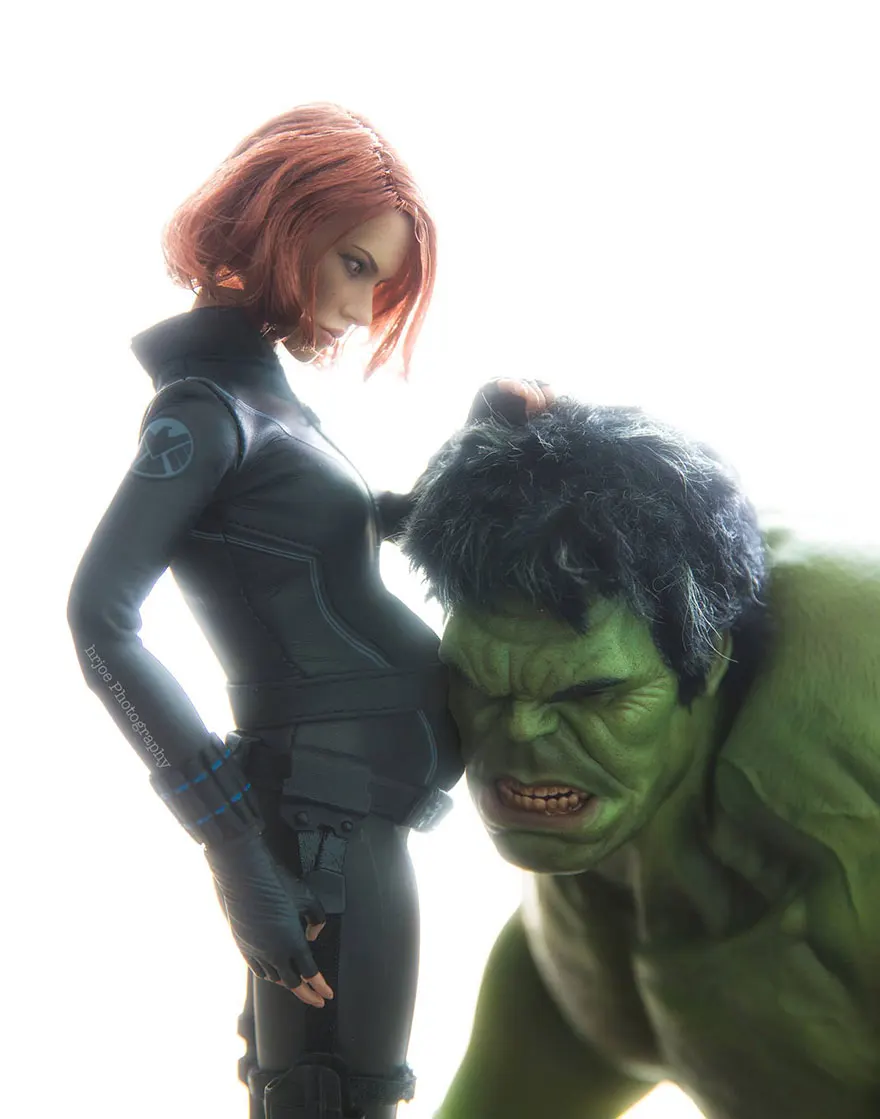 Marvel superheros Hulk baby cartoon spoof Poster Size (50x75cm) Wall Sticker Free Shipping|sticker pc|poster shelfsticker roller |