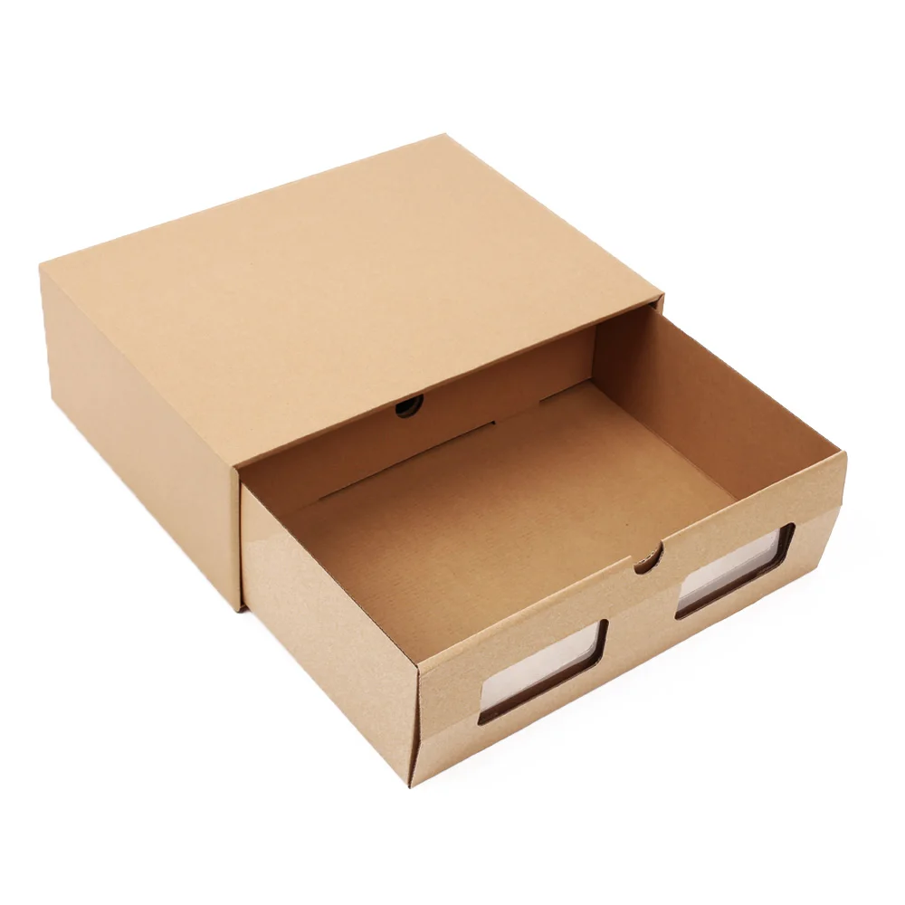 Умная бумажная коробка для обуви картонная Прочная Складная школьная спальни