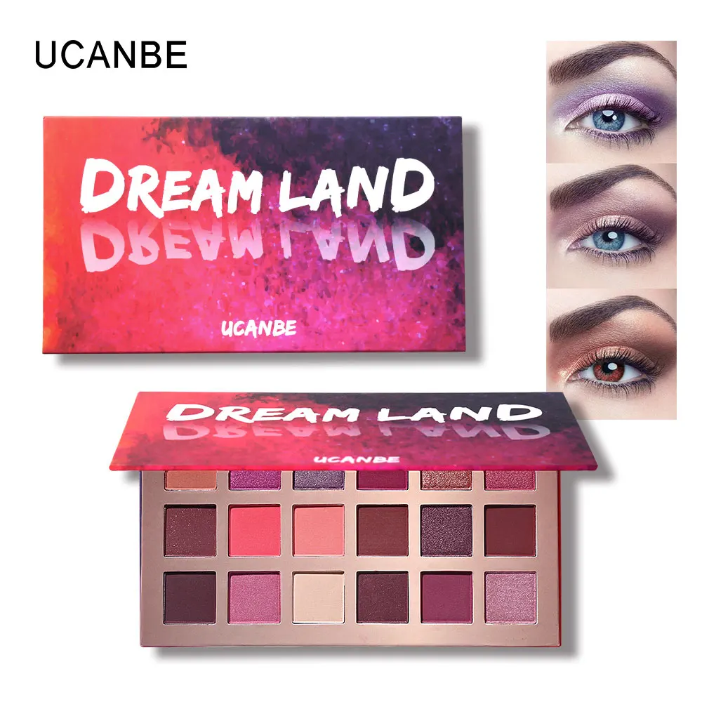 Тени для век UCANBE Dream Land матовые тени палитра с высоким пигментом гладкие макияж