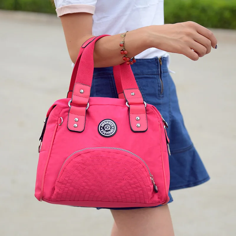 Женские сумки модные с верхней ручкой bolsas feminina однотонные для женщин нейлоновые