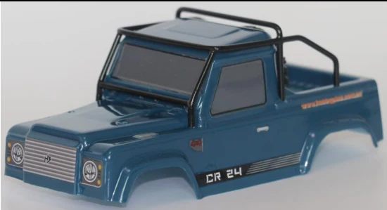 Blue D1RC хобби плюс мини CR24 1/24 Водонепроницаемый RC Гусеничный RTR готов к запуску - Цвет: Blue