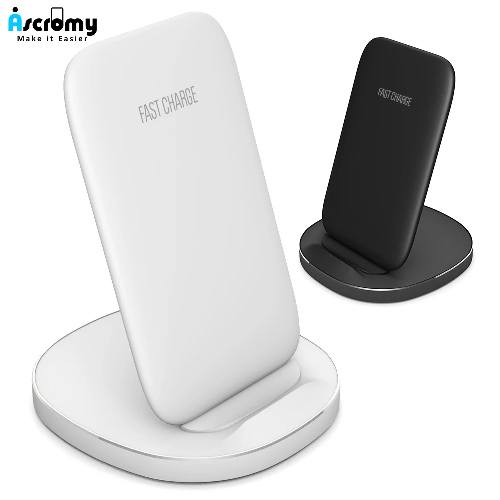 Беспроводное зарядное устройство QI подставка для iPhone 11 Pro X XS Max XR 8 Plus Samsung Galaxy S9 S8