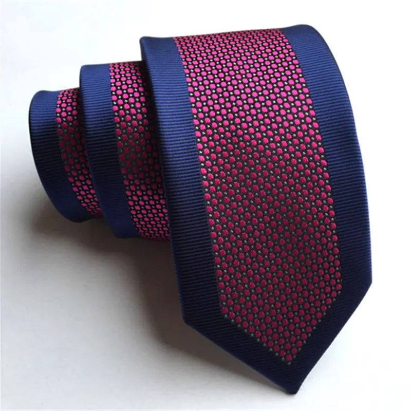6cm New Fashion Dots Narrow Ties For Men Wedding Suit Gravata Black Blue Polyester Cravat Necktie Party Business Neck Tie | Аксессуары