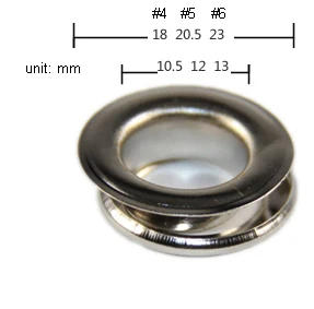 Проушина 4 # Серебристая железная втулка для ручного дырокола ручной Дырокол