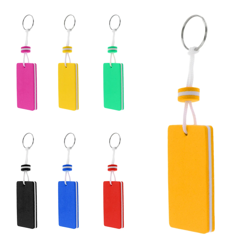 Прямоугольная плавающая цепочка для ключей плавучий морской держатель